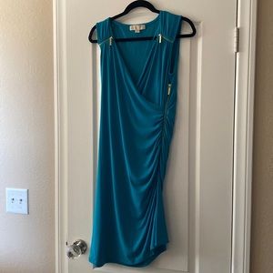 Teal Michael Kors short dress